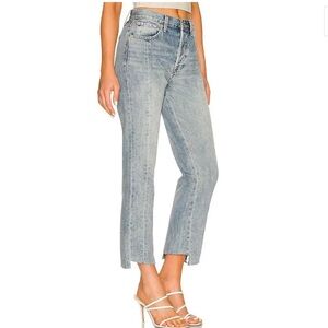 Pistola Charlie High Rise Reconstructed Hem Straight Jeans Women’s Sz 26
